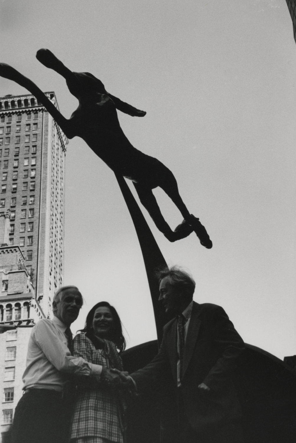 ‘Barry Flanagan on Park Avenue’, New York, USA (1995)